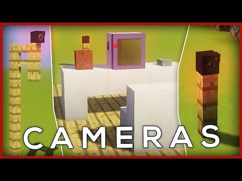 ☑ Minecraft: How to make working security cameras!