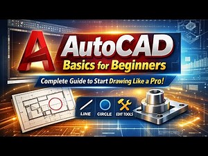 AutoCAD Basics for Beginners | Complete Guide to Start Drawing Like a Pro