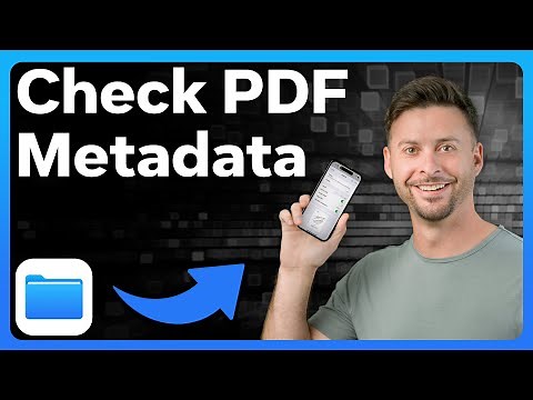 How To Check PDF Metadata