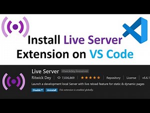 How to Install Live Server in VS Code? | Liver Server | VS Code Extension |