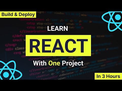 Learn React JS with one Project | React JS Tutorial | Build and Deploy React Project in 3 Hours