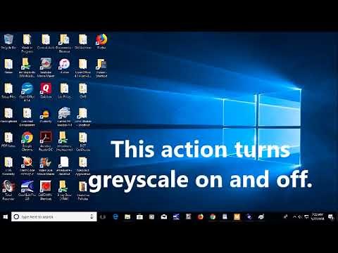 Restore the default display screen colors in Windows 10