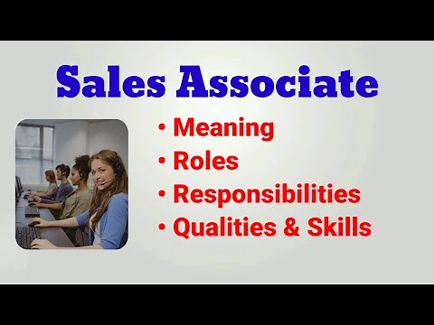 Sales associate job description | sales associate roles responsibilities duties | qualities skills