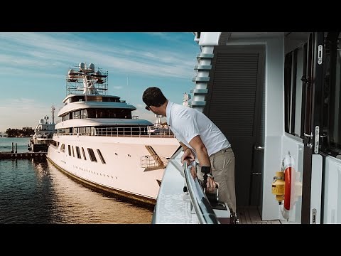 How Crew Manoeuvre Huge Yachts | Captains View