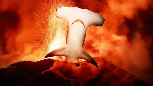 This alien creature lives in total darkness - inside an ocean volcano