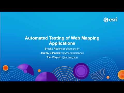 Automated Testing of Web Mapping Applications