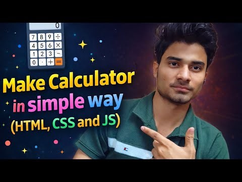 very simple and easy calculator | using HTML CSS and Js #calculator #javascriptproject #vaibhavdev