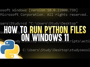 How To Run Python Files On Windows 11 | Run .py Files On Windows 11