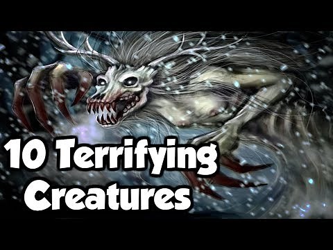 10 Terrifying Mythological Creatures From Around The World! (Mythology Explained)