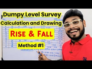 Dumpy Level Survey Calculation and Drawing | Rise and Fall Method