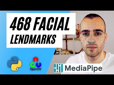 Facial Landmarks Detection | with Opencv, Mediapipe and Python