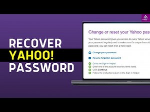 How to Recover Yahoo Password without Recovery Email ID and Phone Number | Reset Yahoo Password