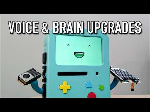 I upgraded my BMO local AI agent's voice and brain 💛