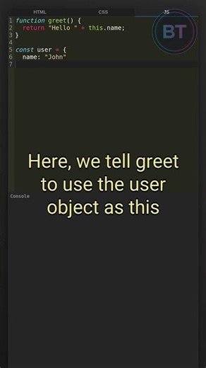 Control this in JavaScript (call, apply, bind explained) #coding