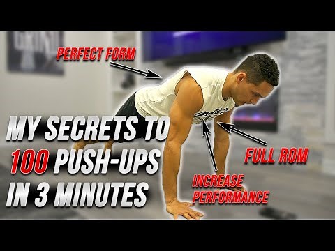 HOW TO DO 100 PUSH-UPS IN 3 MINUTES // Exact Formula Explained