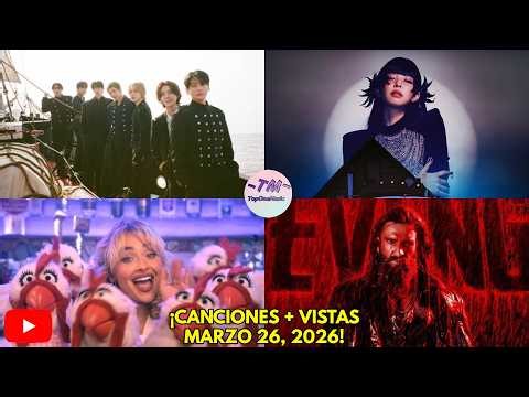TOP 100 GLOBAL 🌎 YouTube Music Charts | Canciones Más Escuchadas de la Semana (Marzo 26, 2026) 🔥🇮🇳