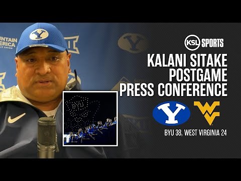 Kalani Sitake Postgame Press Conference After BYU Defeats West Virginia