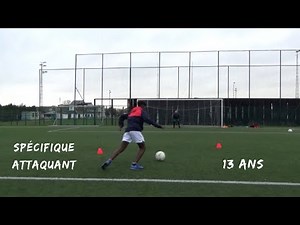Séance spécifique attaquant 13 ans - Finition