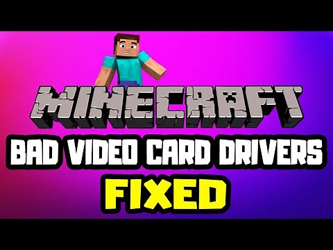 How to FIX Minecraft 1.20 Bad Video Card Drivers Error