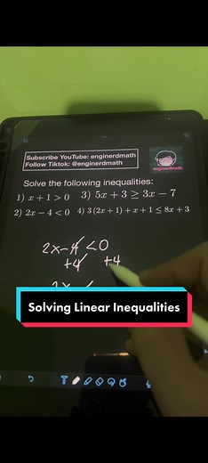 Solving Linear Inequalities: Step-by-Step Guide