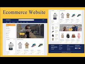 How To Make Ecommerce Website Using HTML And CSS Step By Step | Build E-Commerce Website