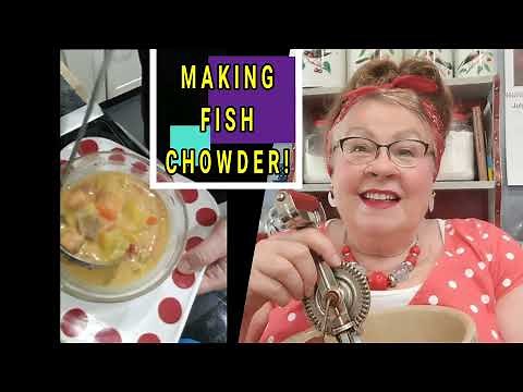EASY AND DELICIOUS FISH CHOWDER IN A CROCKPOT!