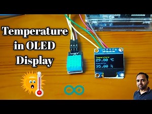Temperature Display in OLED | Arduino Projects