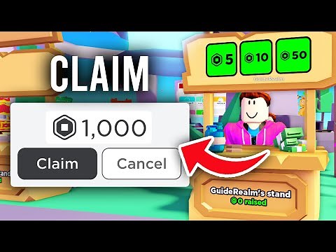 Where to Claim Robux you Earn in Pls Donate on Roblox