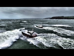 South Esk & Ederra 7 Interceptor 48 pilot boats rough weather sea trials