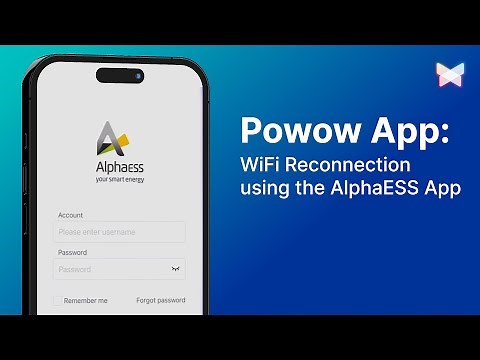 How to reconnect WiFi on your system using the AlphaESS App #solarapp