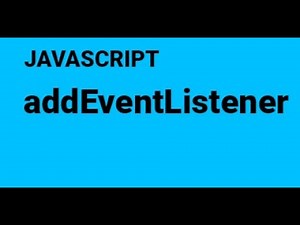 12 addEventListener