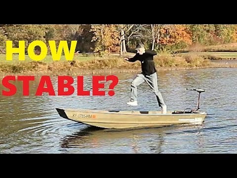 How stable is a jon boat (jon boat series, 3) tracker 1236