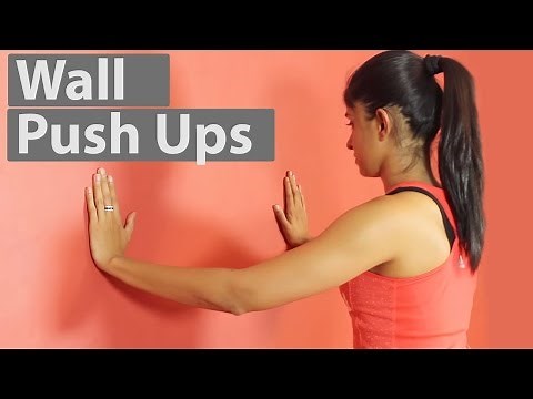 Wall Push Ups For Beginners | How To