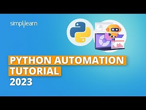 Python Automation Tutorial 2023 | How To Automate Tasks For Beginners | Python Tutorial |Simplilearn