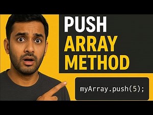 ✅ push() Method for Beginners | JavaScript Tutorial