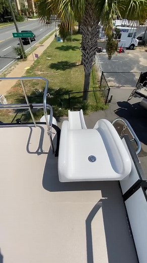 Luxury Pontoon Boat with Slide for the Ultimate Party Experience