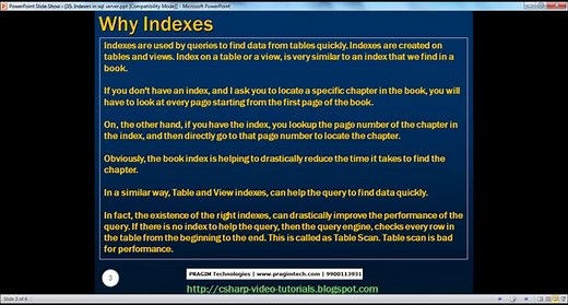 Indexes in sql server - Part 35
