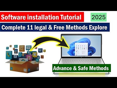 How to Install Software on Windows 10 & 11 PC for Free and Legally - Step-by-Step Guide