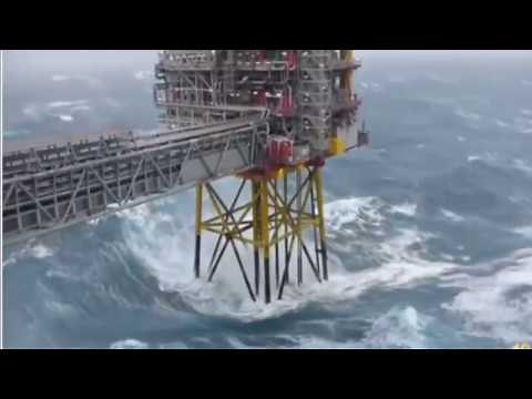 20 m Waves- biggest STORM in the WORLD 2017