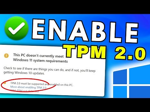How to Enable TPM 2.0 on Any PC or Laptop (Fast & Easy Method)