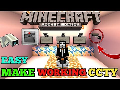 How to make working security camera in minecraft