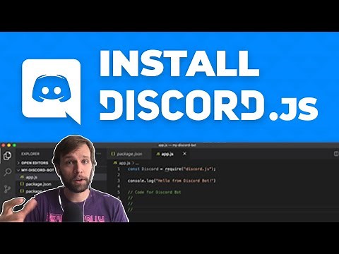 How to install Discord JS for Bot development