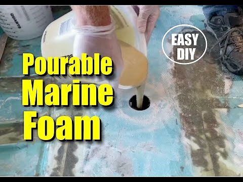 Easy DIY Pourable Marine Foam
