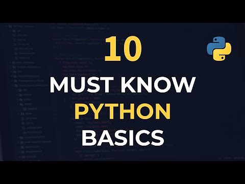 10 Python Basics You Should Know!