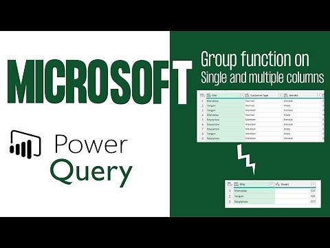 Microsoft Power Query - Grouping on single and multiple columns