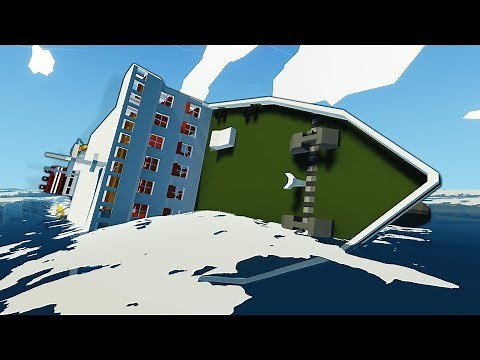FERRY CAPSIZING DISASTER! - Stormworks Sinking Ship Survival Gameplay