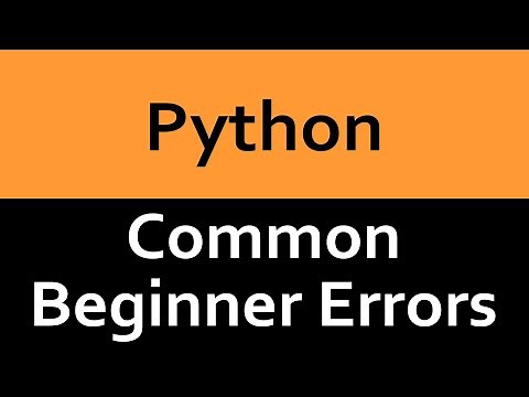 Common Errors in Python