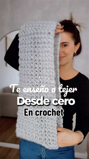 Tutorial crochet: aprende y teje un cuello infinito paso a paso