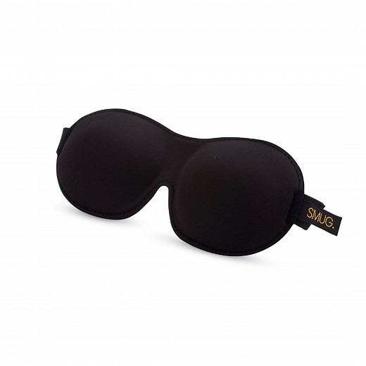 Contoured 3D Blackout Sleep Mask | Black | SMUG.