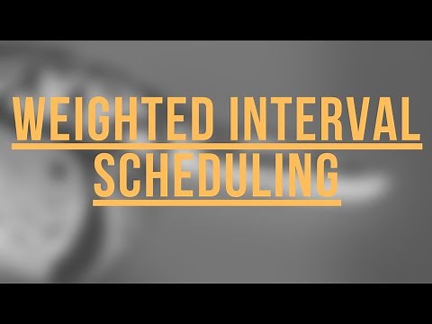 Weighted Interval Scheduling Algorithm Explained